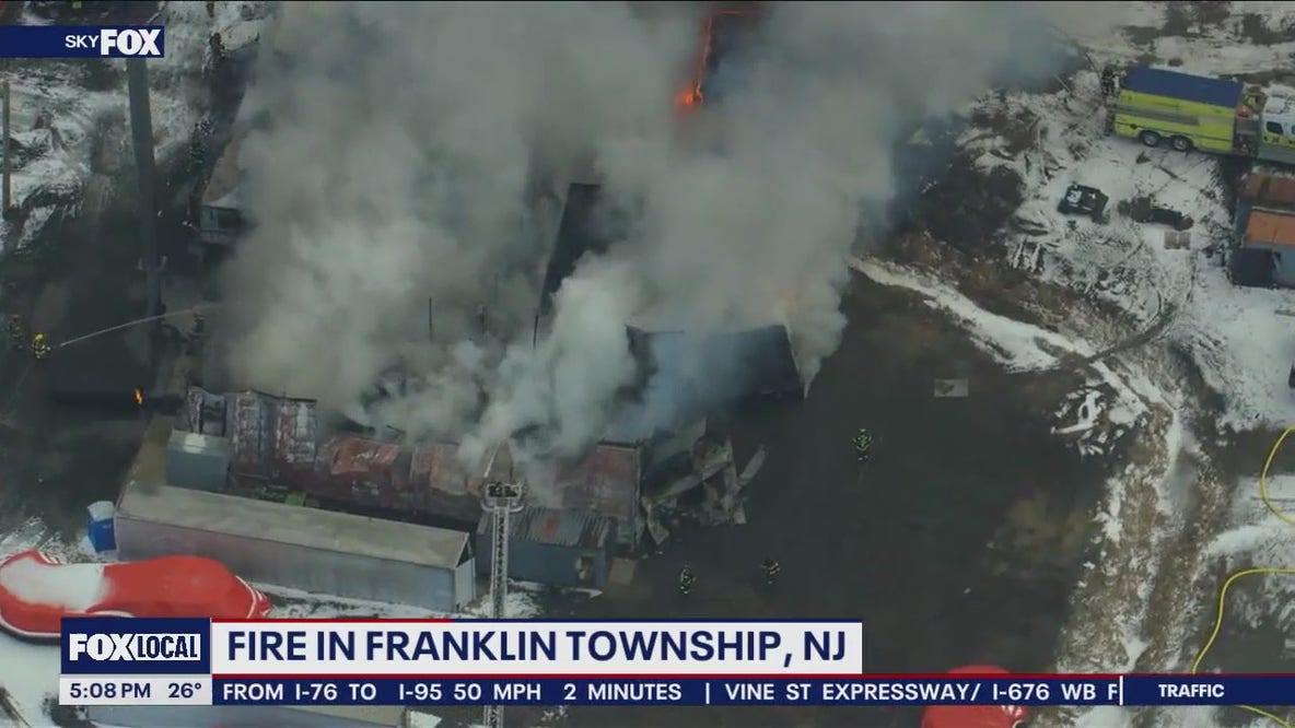 School evacuated after 2-alarm fire in South Jersey industrial facility